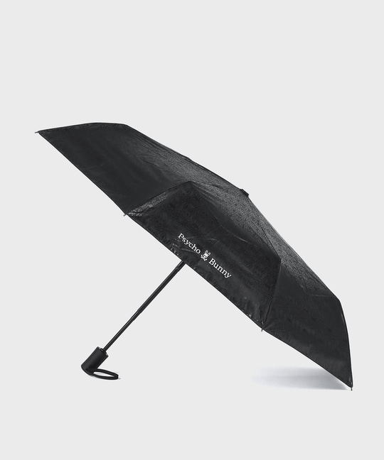 [晴雨兼用] ロゴパターン 折りたたみ傘