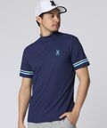 [GOLF]スリーブライン モックネックTシャツ