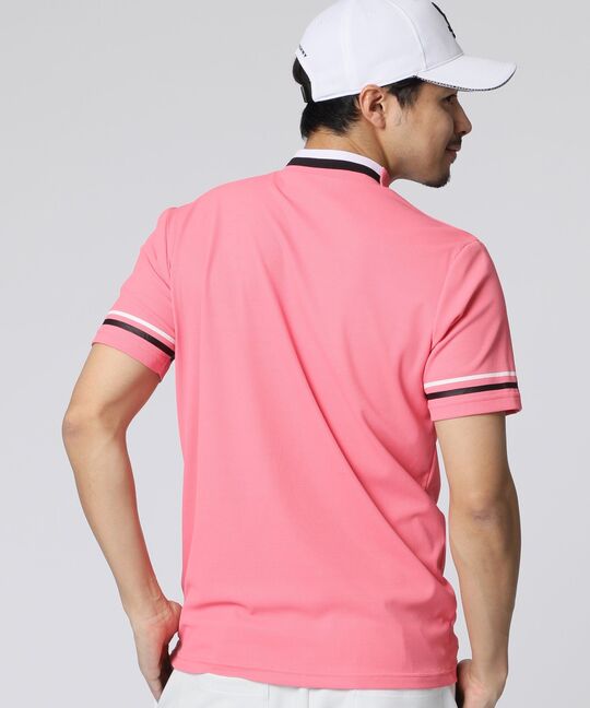 [GOLF]スリーブライン モックネックTシャツ