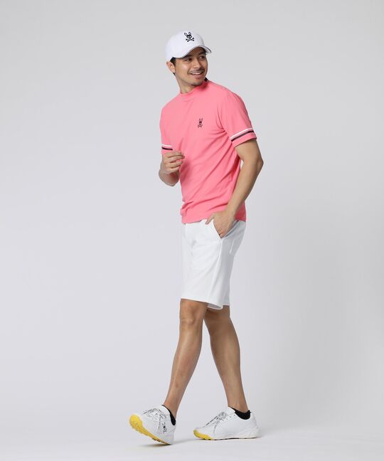 [GOLF]スリーブライン モックネックTシャツ