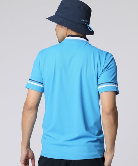 [GOLF]スリーブライン モックネックTシャツ