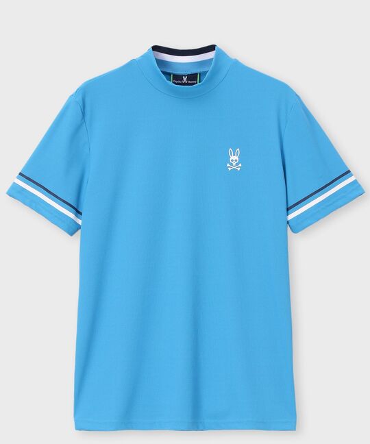 [GOLF]スリーブライン モックネックTシャツ