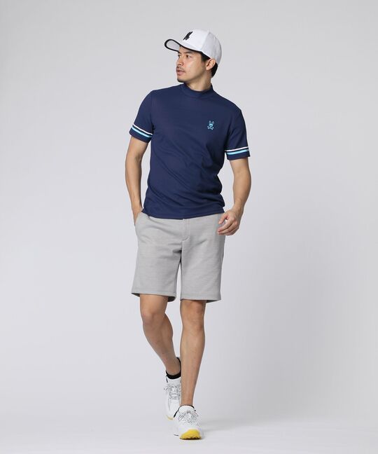 [GOLF]スリーブライン モックネックTシャツ