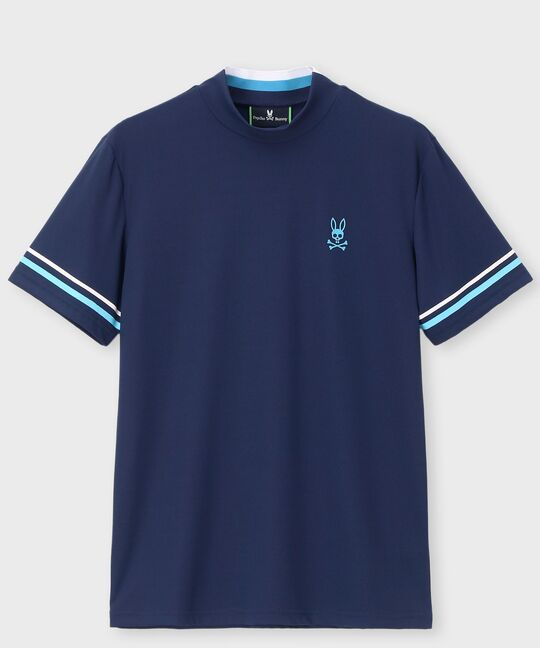 [GOLF]スリーブライン モックネックTシャツ