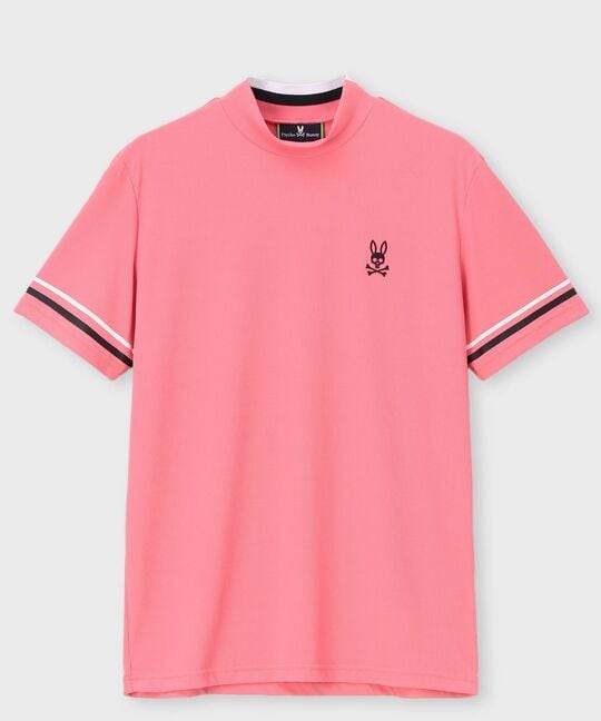 [GOLF]スリーブライン モックネックTシャツ