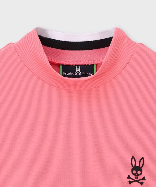 [GOLF]スリーブライン モックネックTシャツ