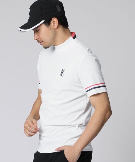 [GOLF]スリーブライン モックネックTシャツ