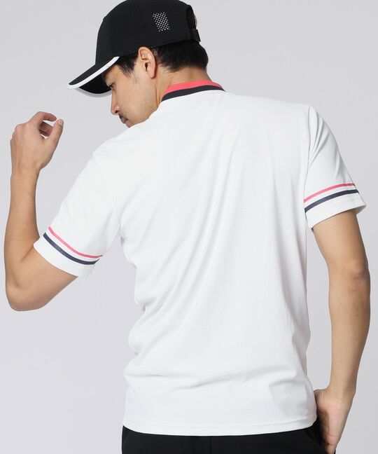 [GOLF]スリーブライン モックネックTシャツ