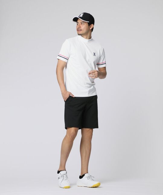 [GOLF]スリーブライン モックネックTシャツ