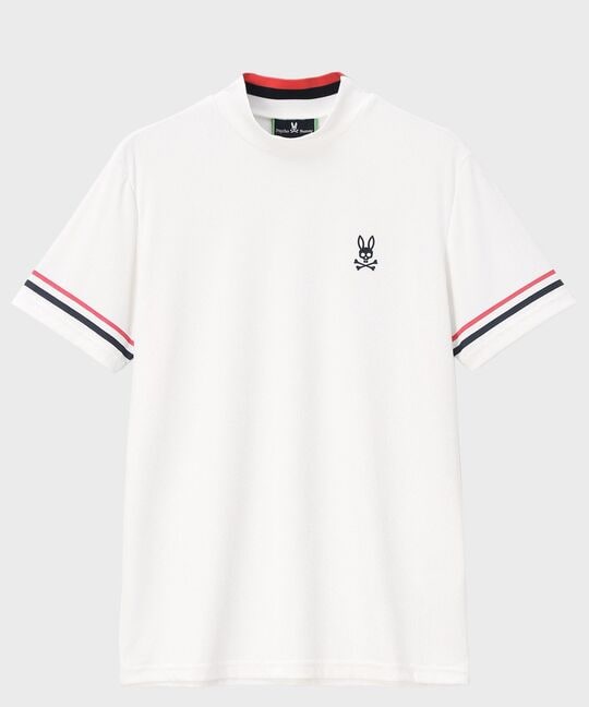 [GOLF]スリーブライン モックネックTシャツ
