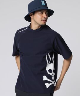 [GOLF] リラックスフィットビッグバニーロゴ モックネックTシャツ