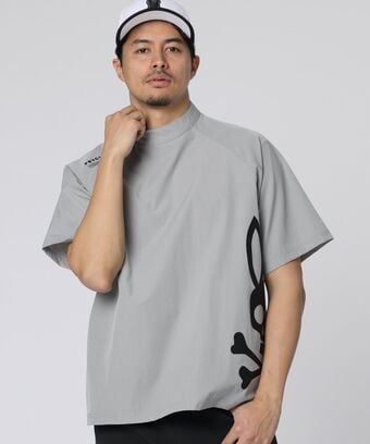 [GOLF] リラックスフィット　ビッグバニーロゴ　 モックネックTシャツ
