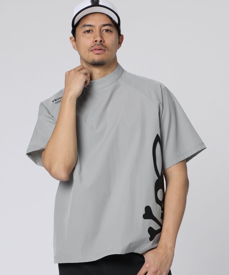 GOLF] リラックスフィットビッグバニーロゴ モックネックTシャツ