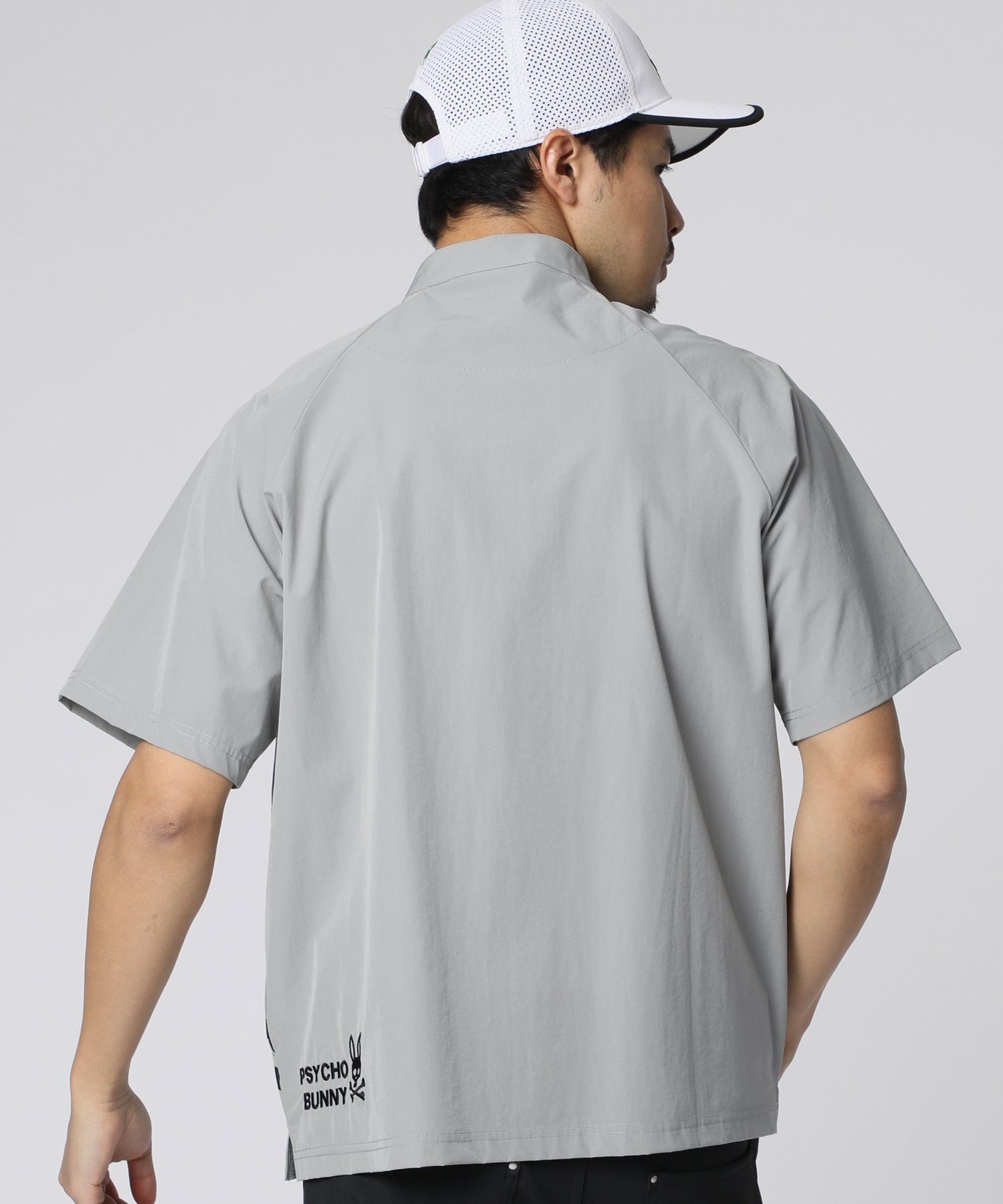GOLF] リラックスフィットビッグバニーロゴ モックネックTシャツ
