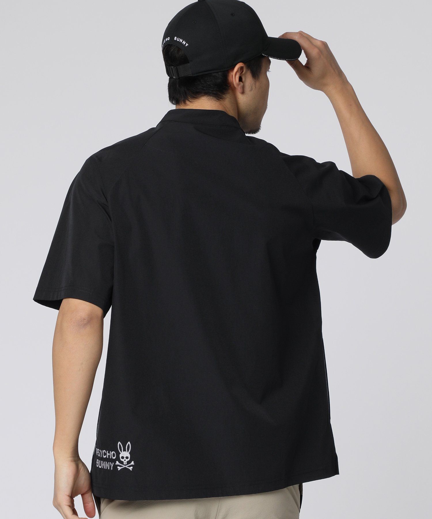 GOLF] リラックスフィットビッグバニーロゴ モックネックTシャツ