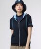 [GOLF][WOMEN]ダブルフェイスジャージ 半袖パーカ