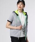 [GOLF][WOMEN]ダブルフェイスジャージ 半袖パーカ