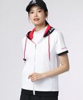 [GOLF][WOMEN]ダブルフェイスジャージ 半袖パーカ