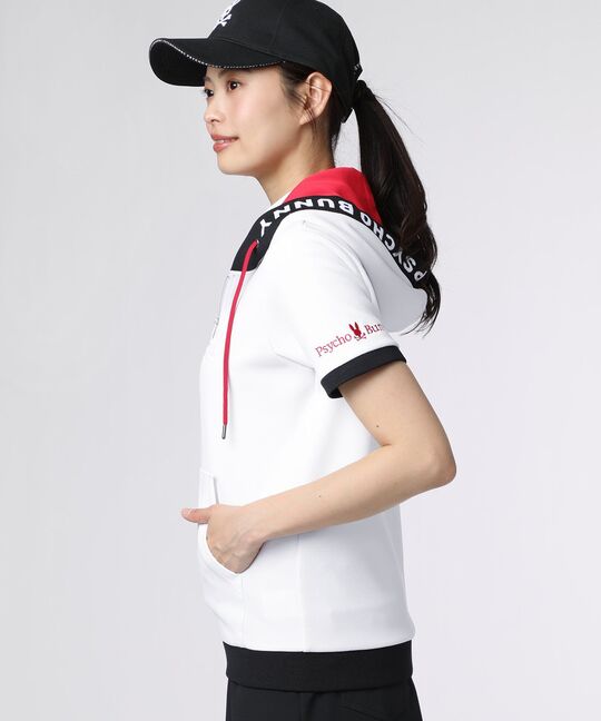 [GOLF][WOMEN]ダブルフェイスジャージ 半袖パーカ