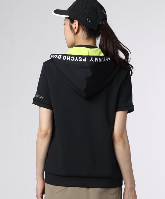 [GOLF][WOMEN]ダブルフェイスジャージ 半袖パーカ