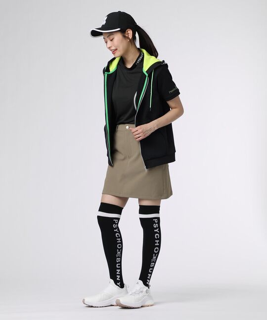 [GOLF][WOMEN]ダブルフェイスジャージ 半袖パーカ