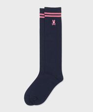 [WOMEN]ロゴライン ハイソックス