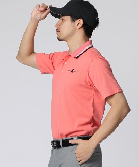 [GOLF] シルエットバニージャガード ポロシャツ