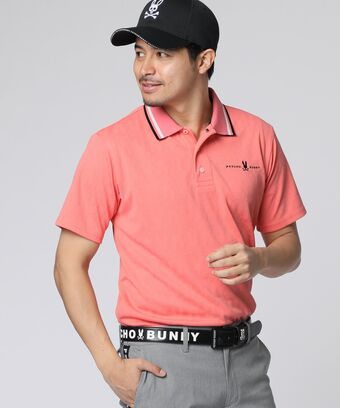 [GOLF] シルエットバニージャガード　 ポロシャツ