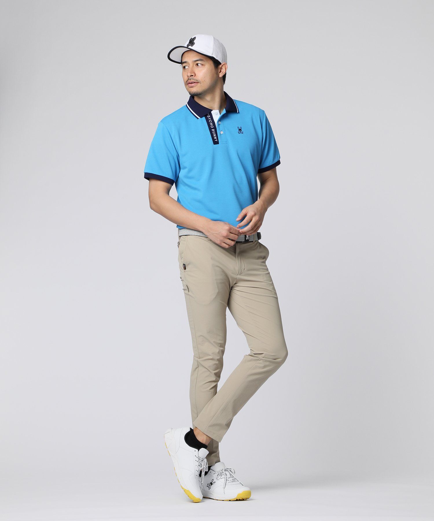 サイコバニー ゴルフ ドライミックス ポロシャツ GOLF]ドライミックス ポロシャツ｜Psycho Bunny｜サイコバニー