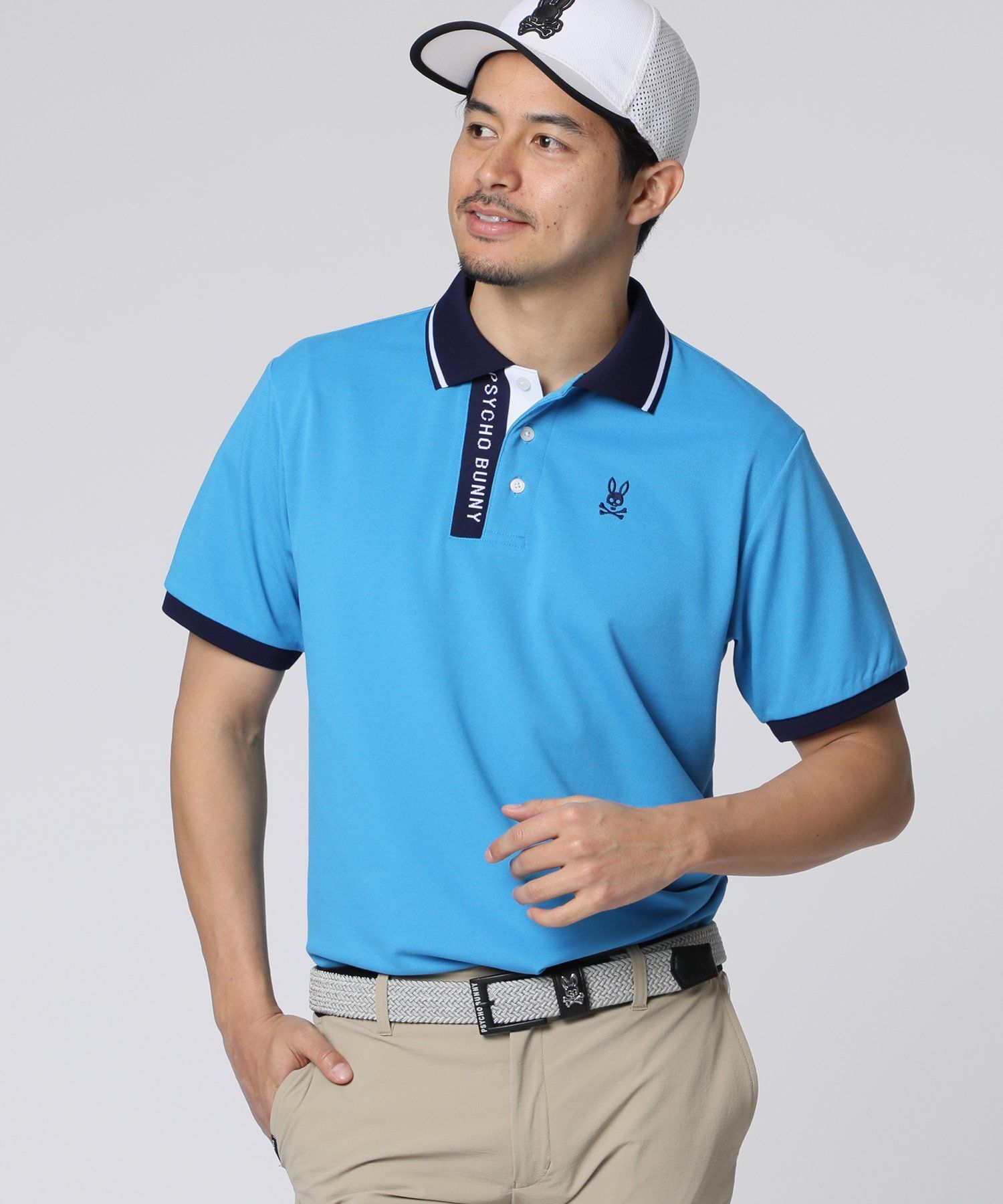 サイコバニー ゴルフ ドライミックス ポロシャツ GOLF]ドライミックス ポロシャツ｜Psycho Bunny｜サイコバニー
