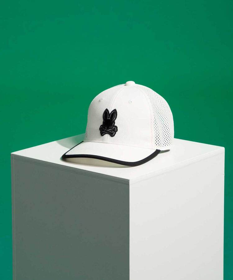 GOLF]シルエットロゴ 2WAYストレッチ キャップ｜Psycho Bunny｜サイコ