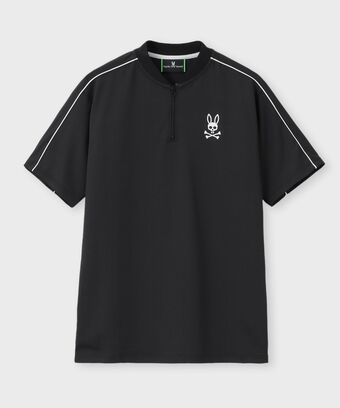[GOLF] ハーフジップ 　ヘンリーネックTシャツ