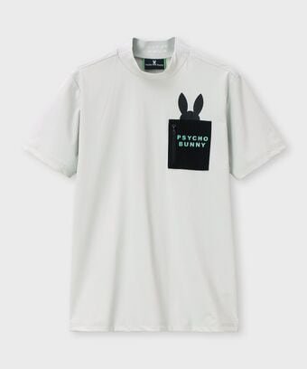 [GOLF] ポケットバニー 　モックネックTシャツ
