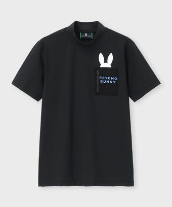 [GOLF] ポケットバニー 　モックネックTシャツ