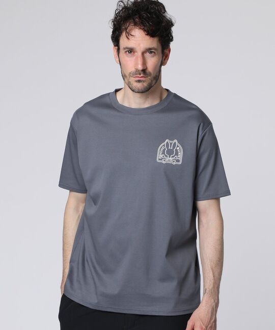 ラバーロゴ シルケットスムース Tシャツ