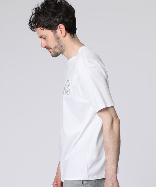 ラバーロゴ シルケットスムース Tシャツ