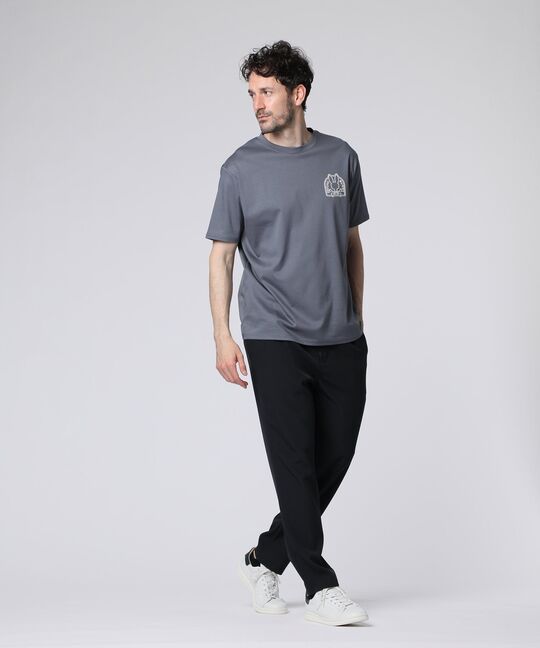 ラバーロゴ シルケットスムース Tシャツ