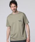 ポケットロゴ シルケットスムース Tシャツ