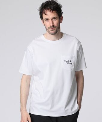 ポケットロゴ シルケットスムース 　Tシャツ