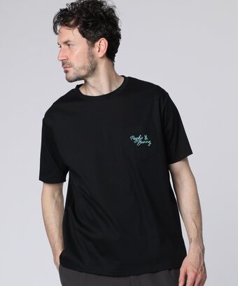 ポケットロゴ シルケットスムース 　Tシャツ