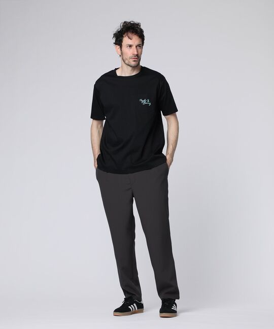 ポケットロゴ シルケットスムース Tシャツ