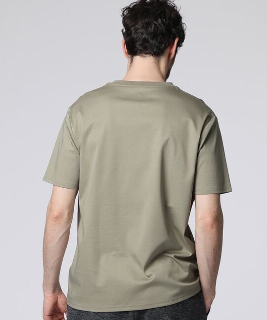 ポケットロゴ シルケットスムース Tシャツ