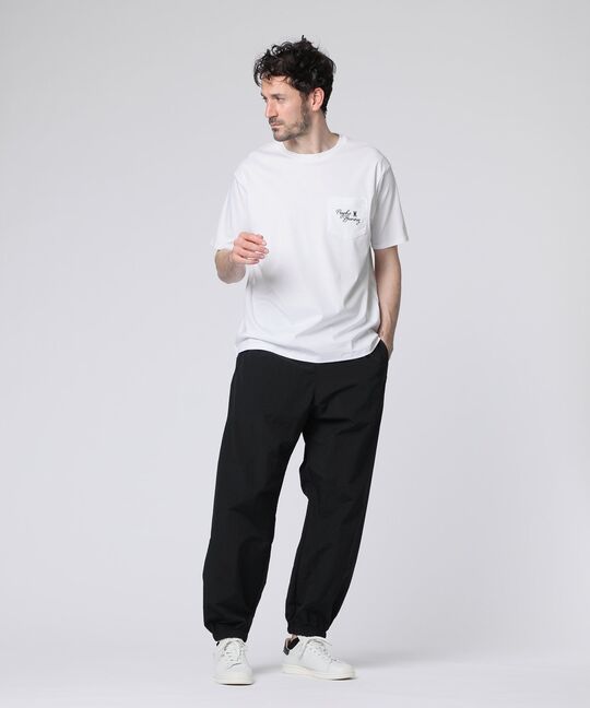 ポケットロゴ シルケットスムース Tシャツ