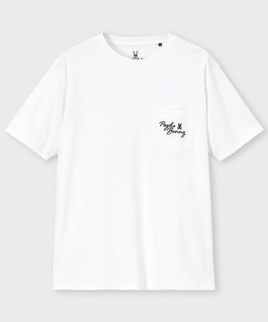 ポケットロゴ シルケットスムース Tシャツ