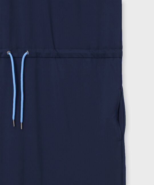 [WOMEN]スキッパーシャツ ロングワンピース
