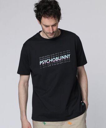 80's グラデーション ロゴ 　Tシャツ
