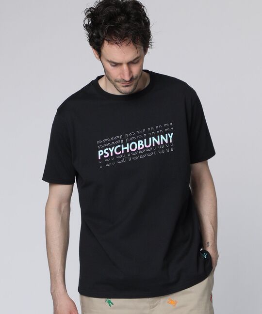 80's グラデーション ロゴ Tシャツ
