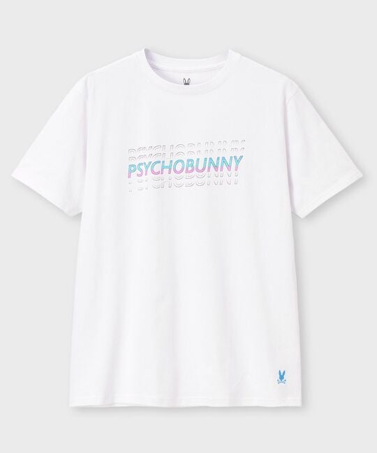 80's グラデーション ロゴ Tシャツ