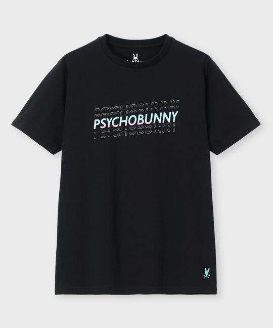 80's グラデーション ロゴ Tシャツ