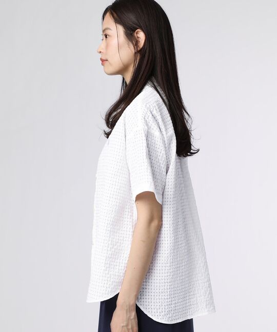 [WOMEN]シアーチェック シャツ